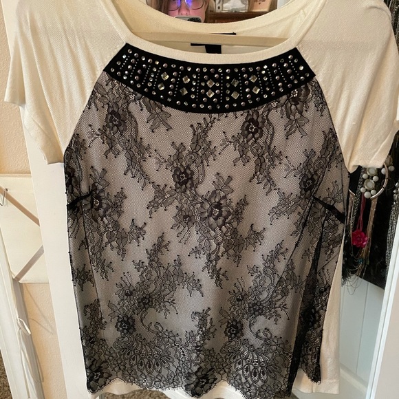 WHBM lace top